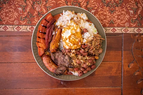 Bandeja paisa, the typical dish