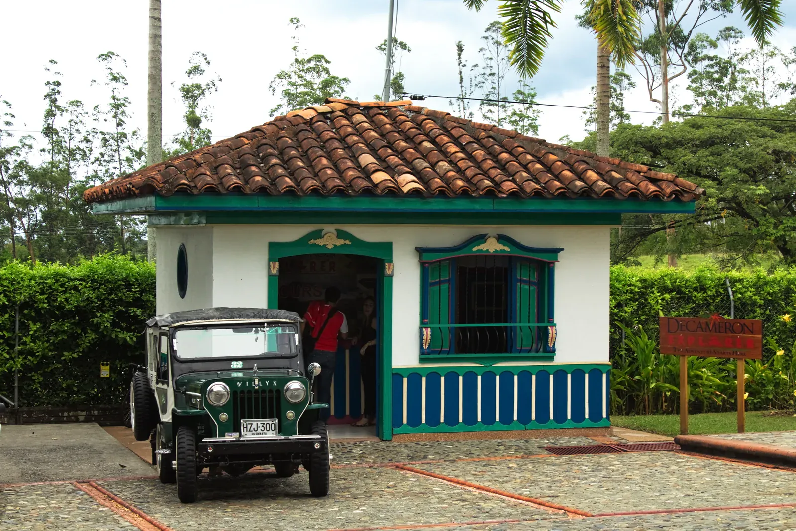 Willys in front of the PANACA information booth