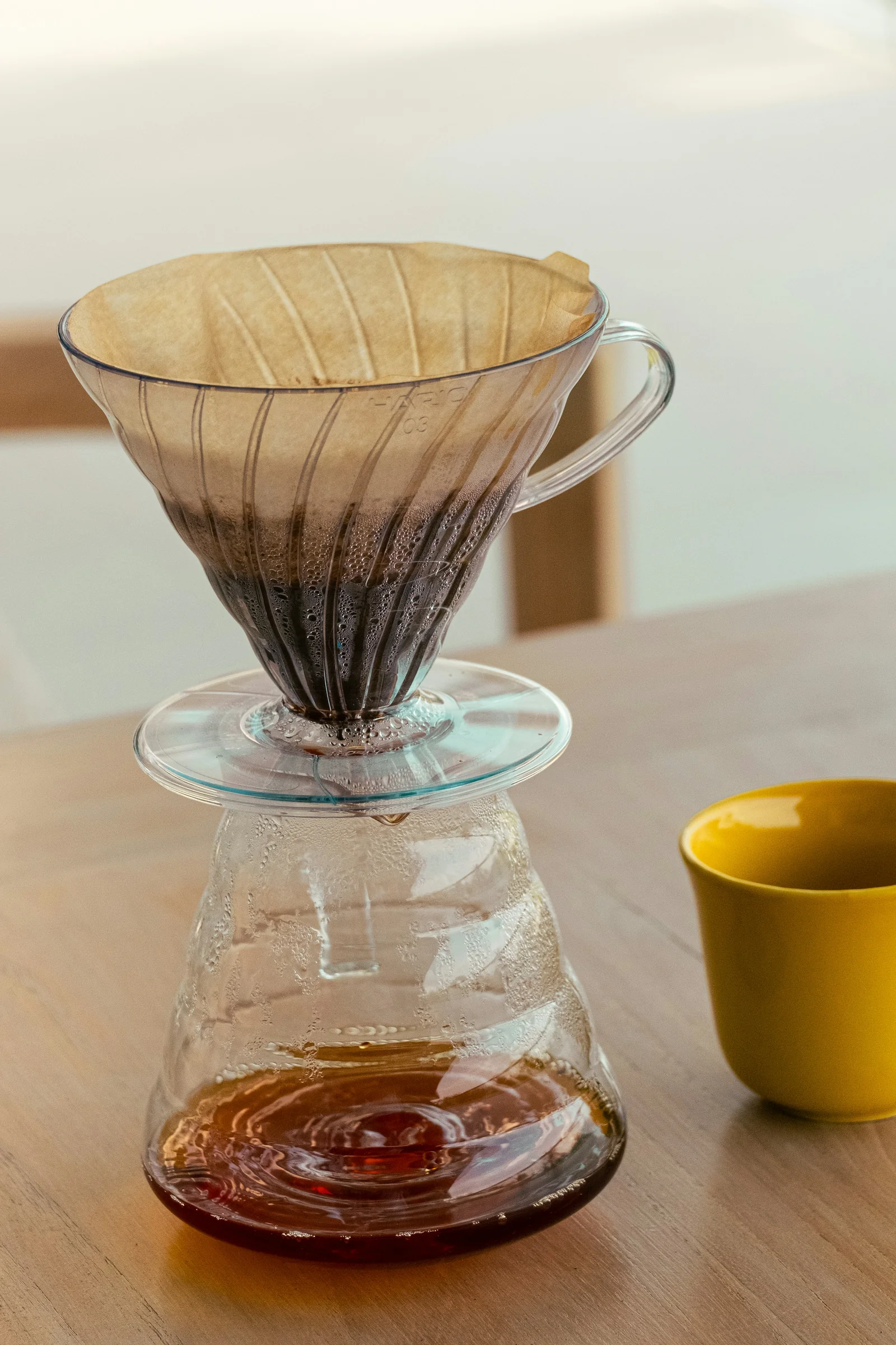 Café filtre en préparation