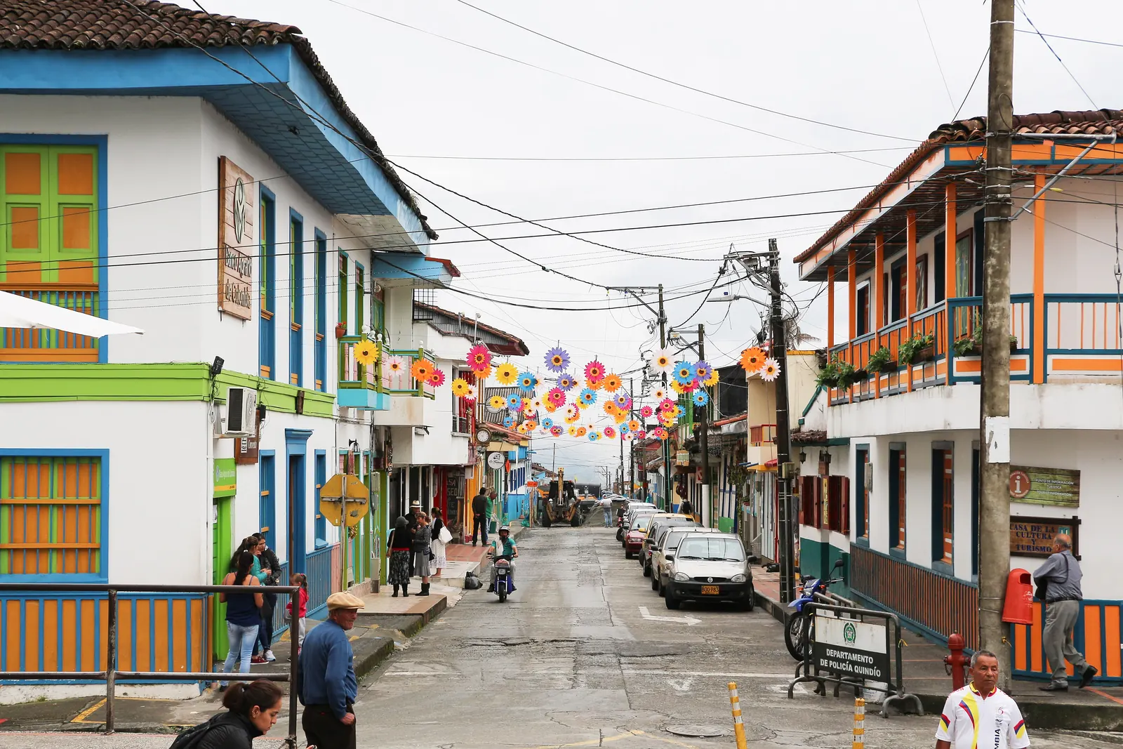 Rue colorée de Filandia