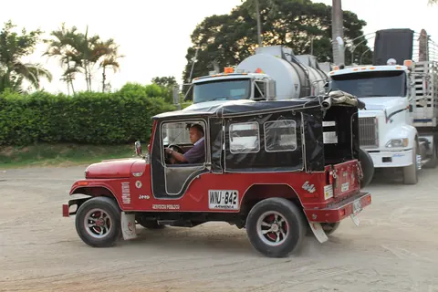 Jeep Willys used for transport
